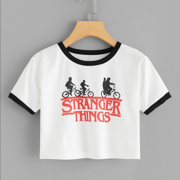 Stranger Things Cropped Tee